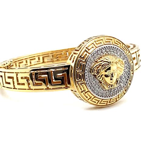 versace bangle gold